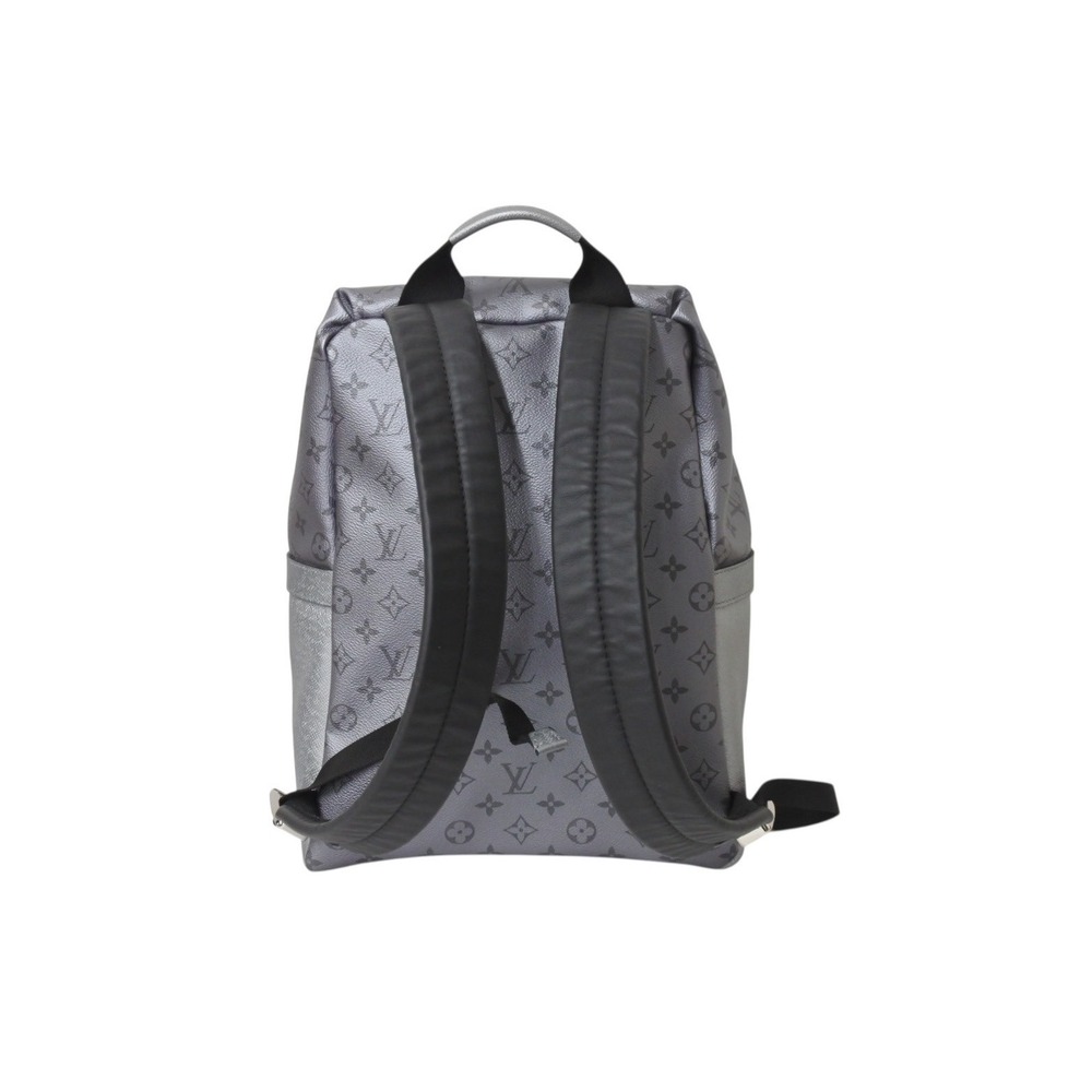 Louis Vuitton Gray Backpack Taiga Monogram Silver Rama Discovery